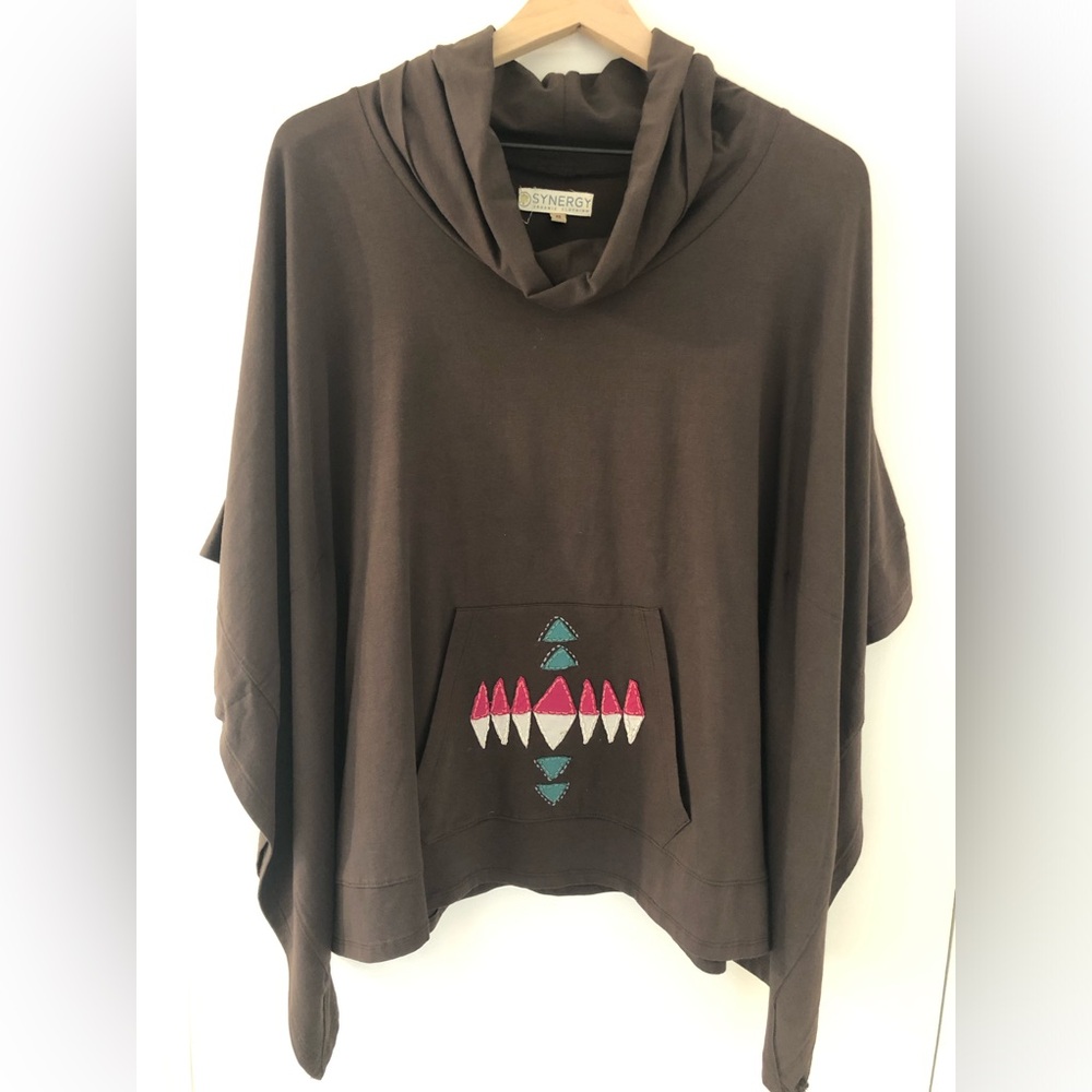 Synergy Organic Cotton Poncho Size Small
